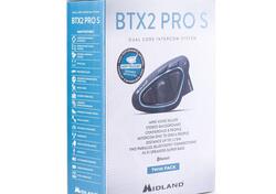 Interfono bluetooth Midland BTX2 PRO S NR Doppio c