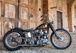 Harley-Davidson Panhead chopper FL1200 1957 d'epoca