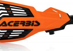 Coppia paramani cross Acerbis K-Future Arancio Ne