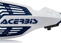 Coppia paramani cross Acerbis K-Future Bianco Blu