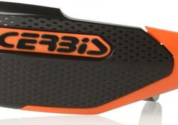 Coppia paramani cross Acerbis X-Elite Nero Arancio