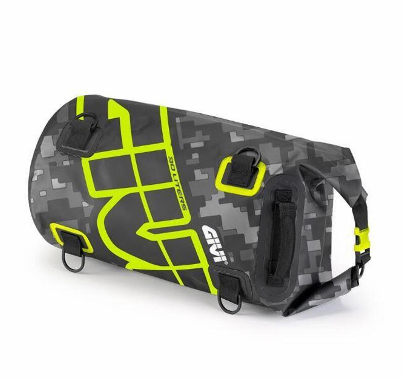 Borsa rullo da sella Givi EA114 WATERPROOF Verde K