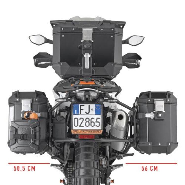 Portavaligie laterali Givi KTM 890 SMT 2023 per Ou