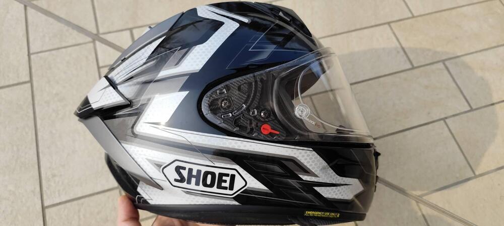 Casco shoei X SPR PRO taglia L con interfono u-com (5)