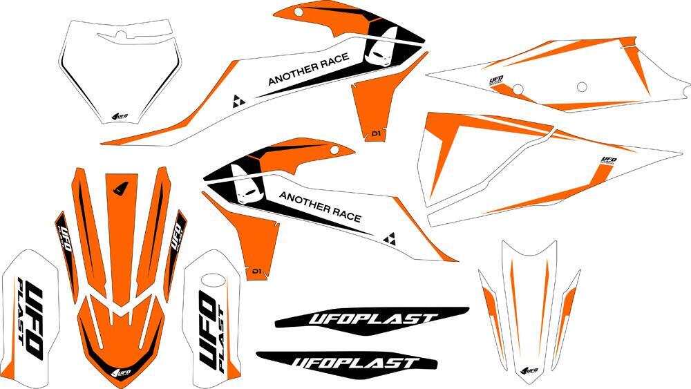 Kit grafica Ufo Tecna per Ktm oem UFO 