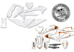 Kit plastiche+decals Ufo Tecna Ktm Bianco UFO 