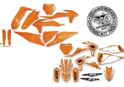 Kit plastiche+decals Ufo Akaishi Ktm orange UFO 