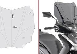 Cupolino basso fumè Givi per Honda SH 125-150 2020