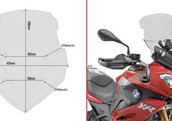 Cupolino fumè Givi D5119S specifico per BMW S1000X