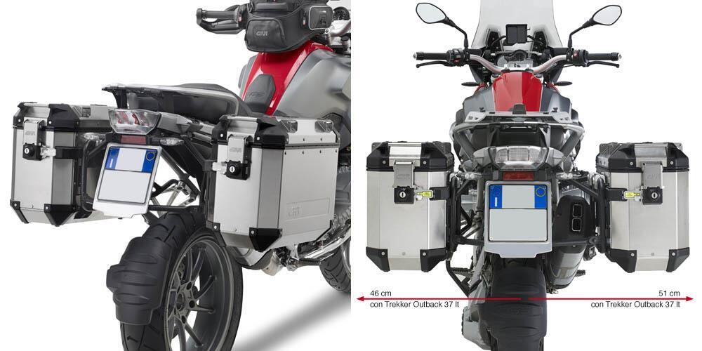 GIVI PL5108CAM Portavaligie laterale specifico per