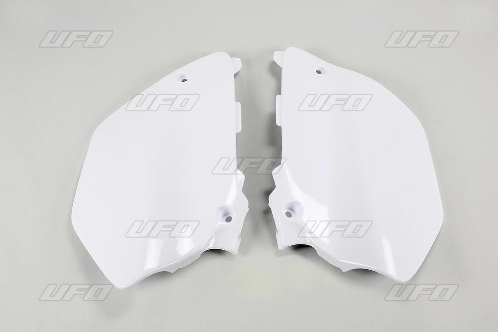 Fiancatine lat Ufo Yamaha YZ 125 2002-2005 bianco 