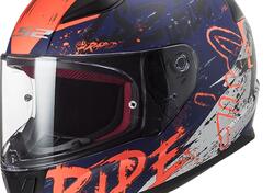 Casco integrale LS2 FF353 RAPID NAUGHTY Blu opaco