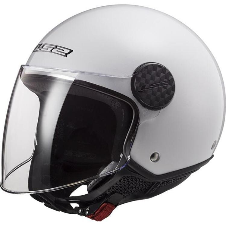 Casco jet LS2 Sphere Lux solid Bianco