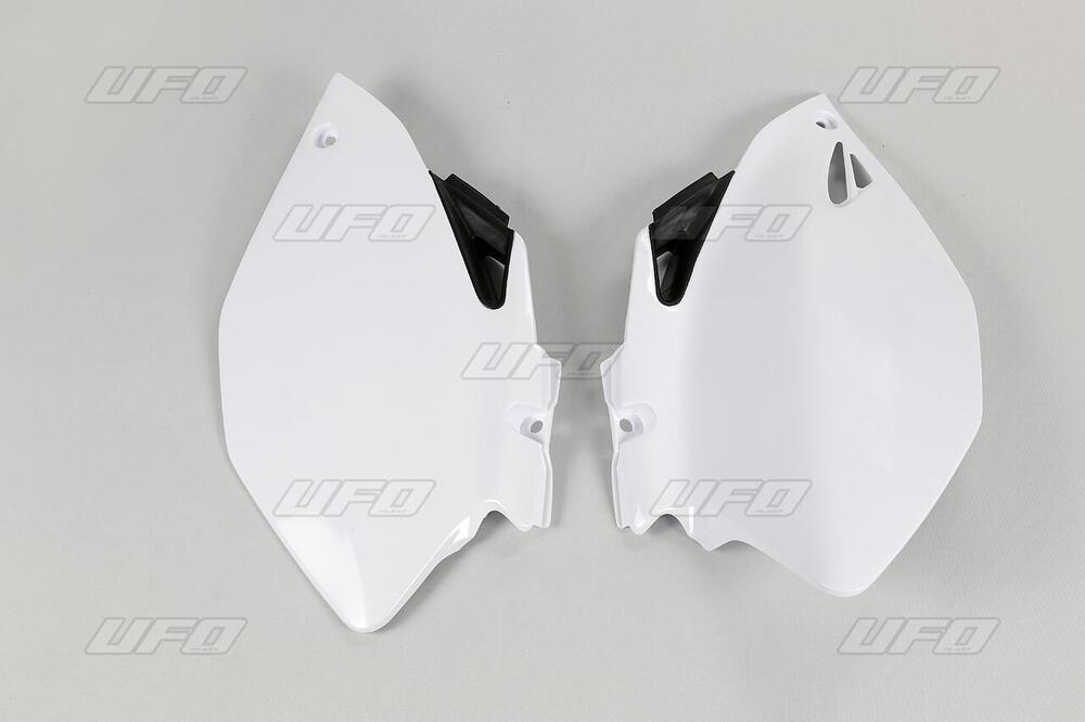 Fiancatine lat Ufo Yamaha YZF 250 2006-2009 bianco 