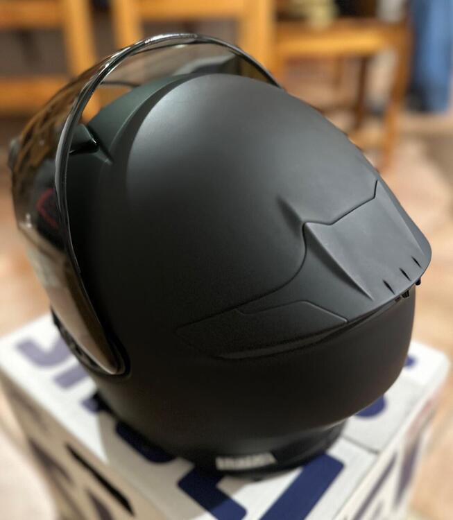 Casco SHOEI NXR TOTAL BLACK (2)