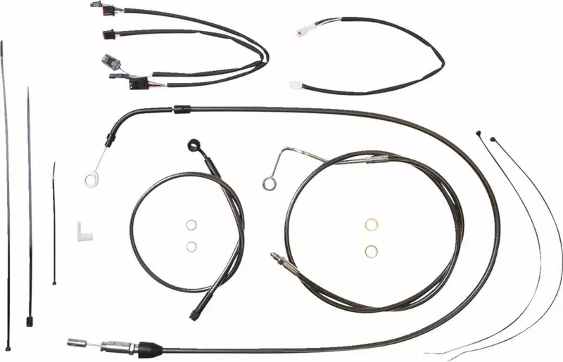 Kit cavi Touring Ultra per manubrio alto da 12" a 