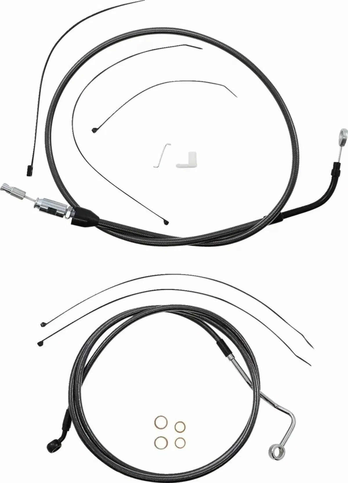 Kit cavi Touring Ultra per manubrio alto 10" nero 