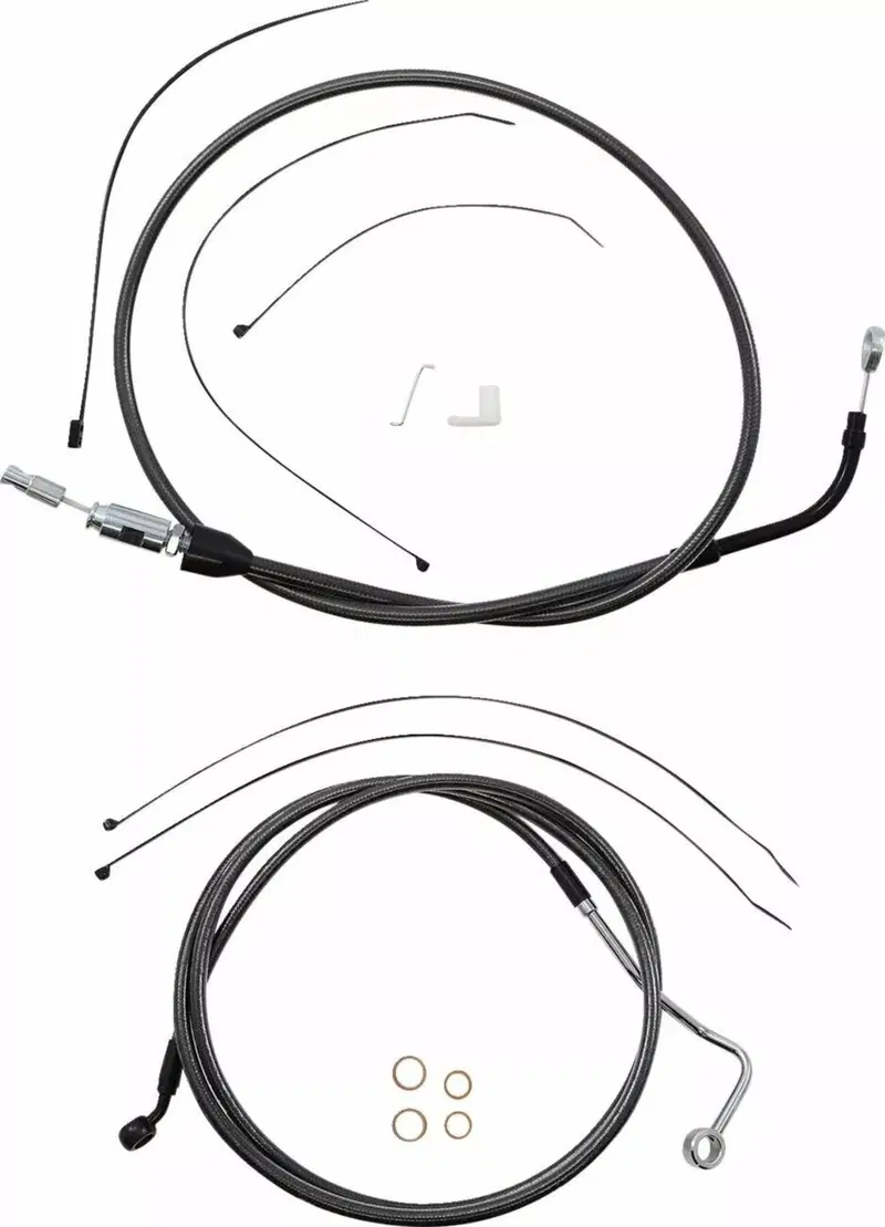 Kit cavi Touring Ultra per manubrio alto 10" nero 