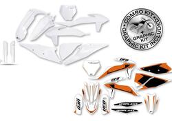 Kit plastiche+decals Ufo Stokes Ktm Bianco UFO 