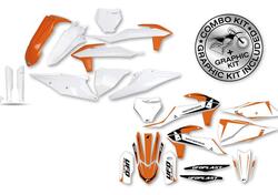 Kit plastiche+decals Ufo Tecna Ktm oem UFO 