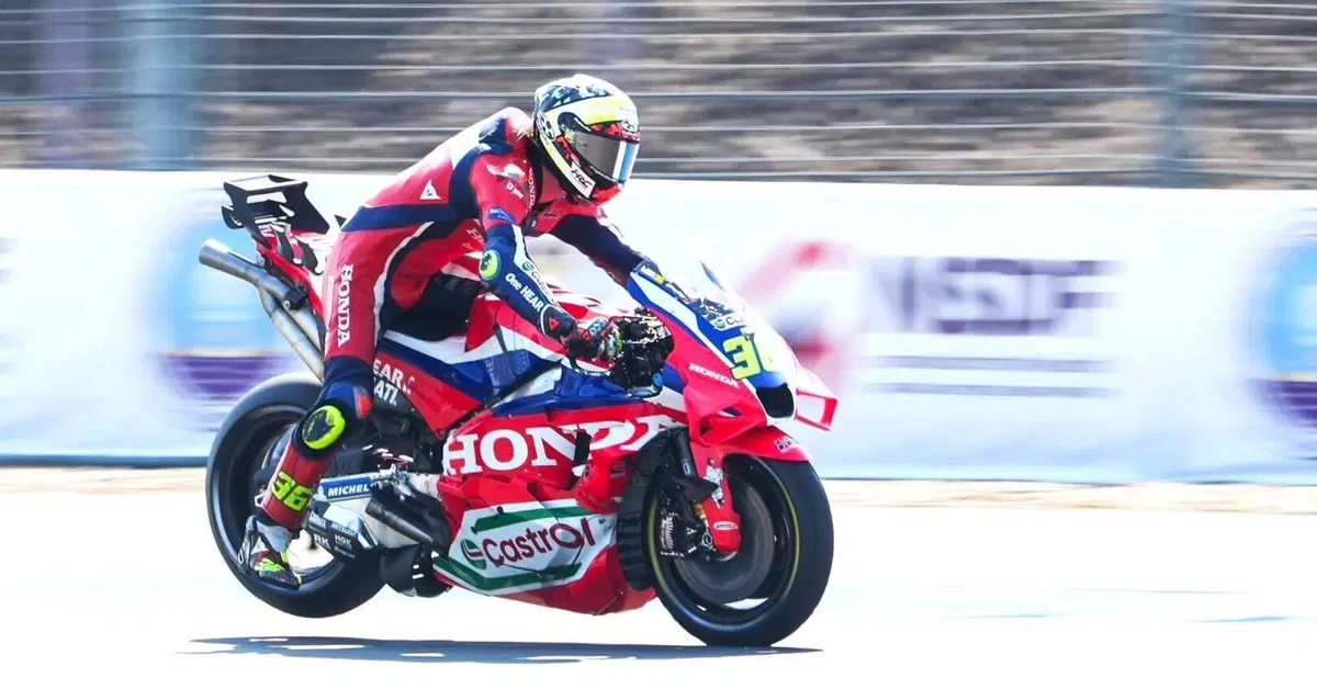 MotoGP 2025. GP di Thailandia. Joan Mir, sorriso Honda, &egrave; 6&deg;: "Finalmente la moto &egrave; guidabile, riesco a frenare super forte"