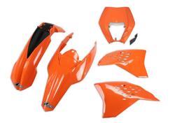 Kit plastiche moto UFO Ktm EXC 125 09-11 colore or 