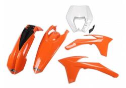 Kit plastiche moto UFO Ktm EXC 125 12-13 colore or 