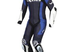 Tuta moto pelle intera Ixon VORTEX 3 Blu Bianco