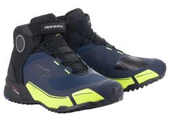 Scarpe moto Alpinestars CR-X DRYSTAR Nero Blu scur