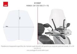 PARABREZZA GIVI PER HONDA SH 125 E 150 CODICE D115