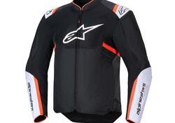 Giacca Alpinestars T-SPS Air V2 Bianco Rosso Fluo