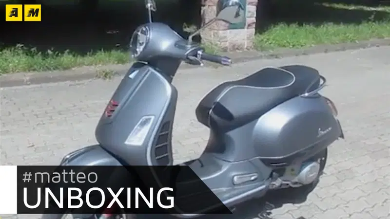 L'unboxing di Matteo: Vespa 300 GTS Supersport