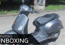 L'unboxing di Matteo: Vespa 300 GTS Supersport