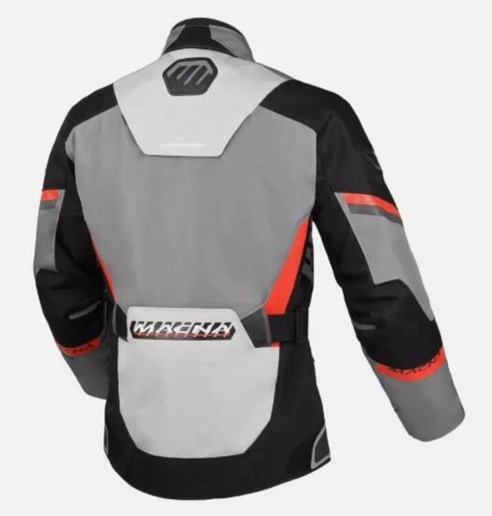 GIACCA MOTO MACNA ZASTRA DONNA GRIGIA GREY /NERA B (3)
