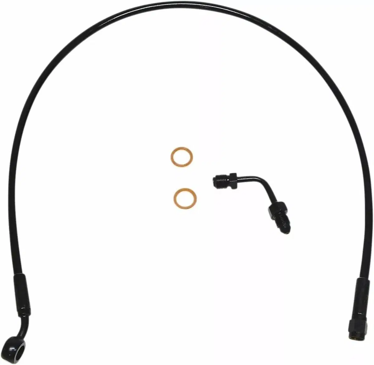 Estensione tubo freno superiore lungo 56 cm nero/n 
