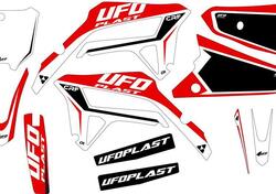 Kit grafica Ufo Stokes per Honda Rosso UFO 