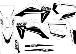 Kit grafica Ufo Stokes per Husqvarna Bianco UFO 