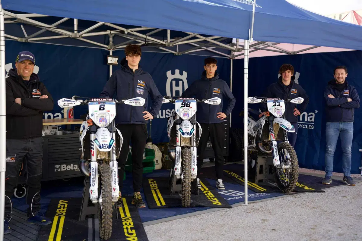 NSA Motors Racing Team al debutto agli assoluti d'Italia Enduro