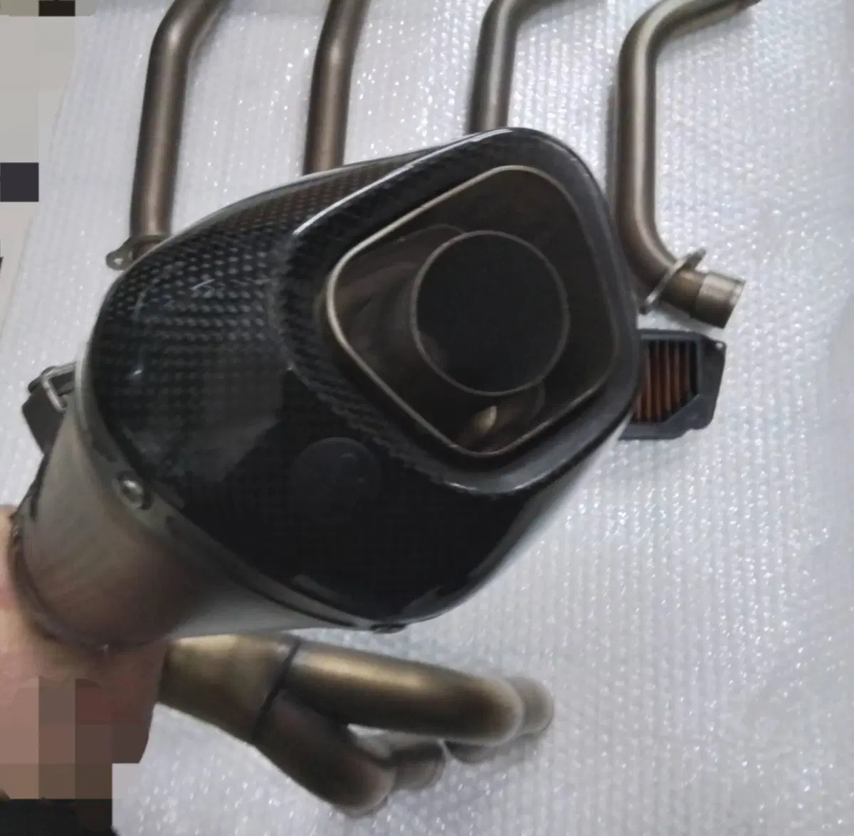 Scarico completo TERMIGNONI in titanio per HONDA C (4)