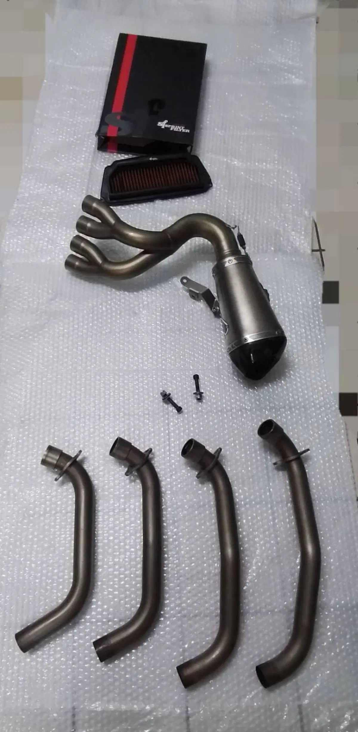 Scarico completo TERMIGNONI in titanio per HONDA C (5)