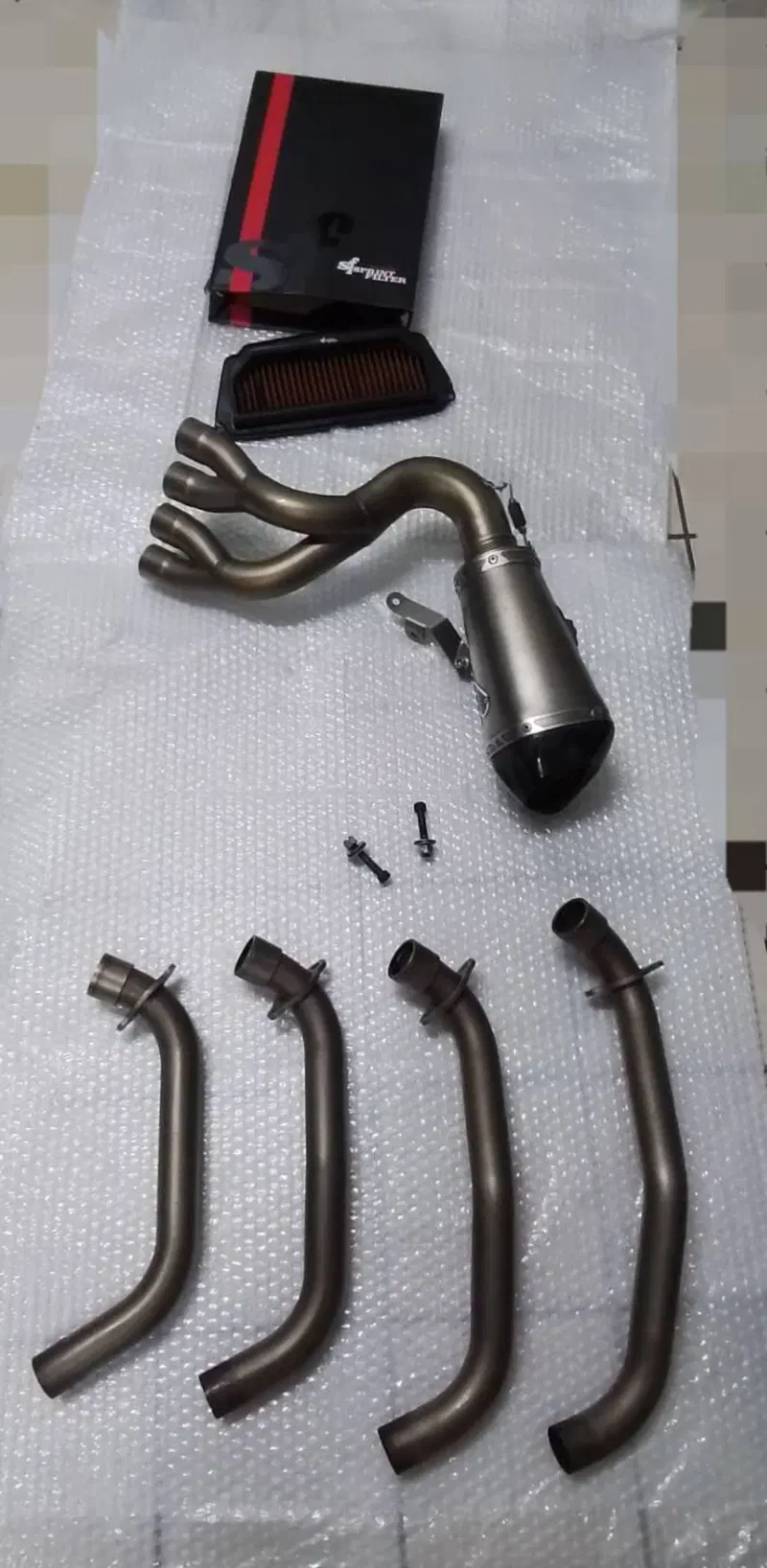 Scarico completo TERMIGNONI in titanio per HONDA C (5)