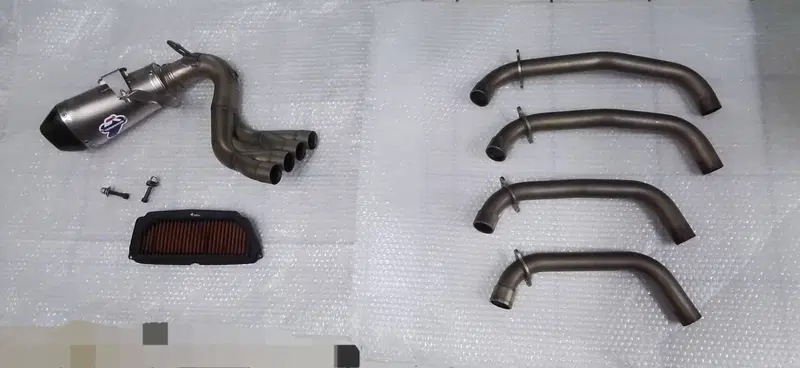 Scarico completo TERMIGNONI in titanio per HONDA C (8)