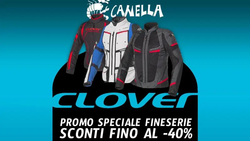 Saldi di FineSerie Clover da Canella Moto!