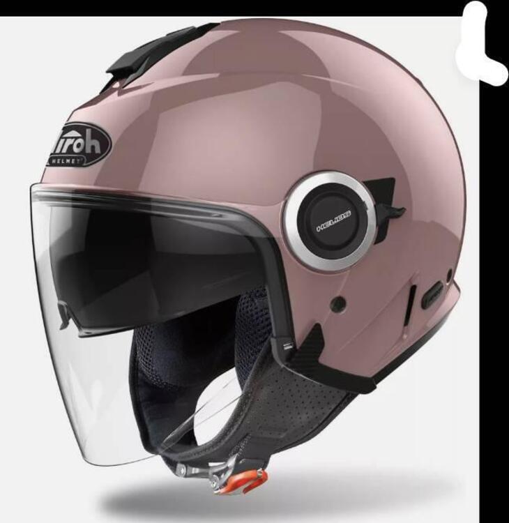 CASCO MOTO JET VISIERINO SOLARE AIROH HELYOS METAL