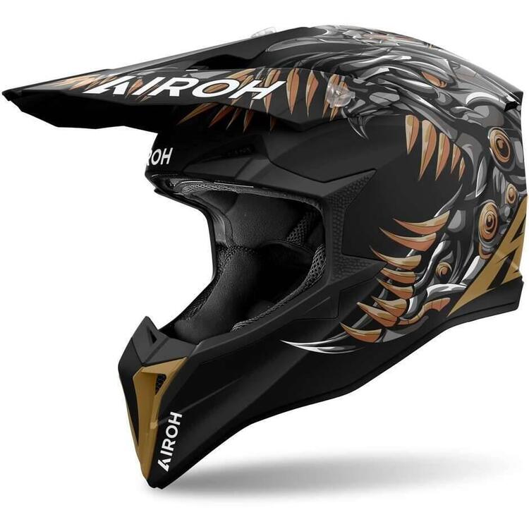TRIMBOLIMOTO CASCO CROSS OFF-ROAD AIROH WRAAP CYBO