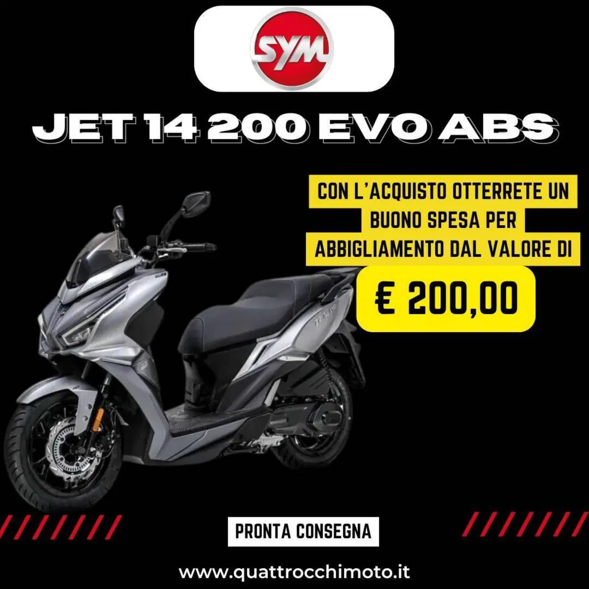 Sym Jet 14 200 ABS EVO (2024 - 26)