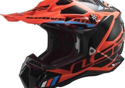 Casco Cross LS2 MX700 SUBVERTER STOMP Arancio Fluo