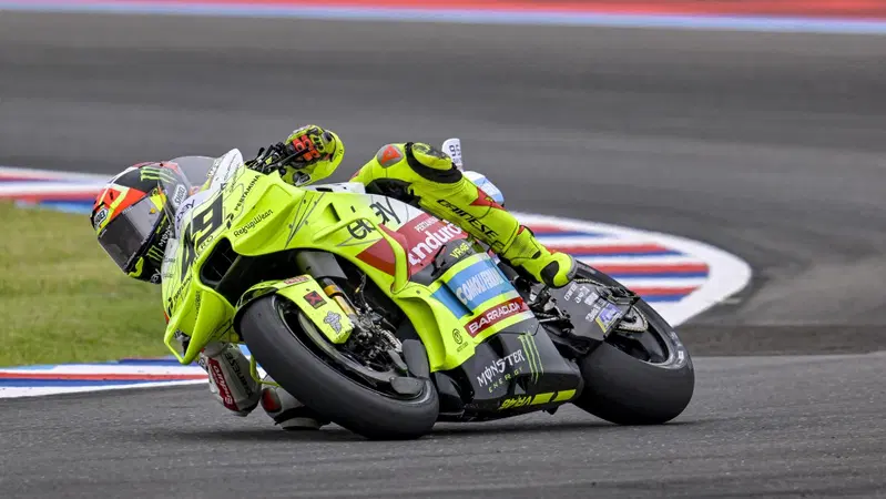 MotoGP 2025. GP dell'Argentina. Fabio Di Giannantonio, secondo: "Non sto ancora in forma, sicuramente sulla distanza di gara lunga far&ograve; fatica: mi manca la forza sulla spalla"