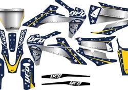 Kit grafica Ufo Stardust per Husqvarna Blu UFO 