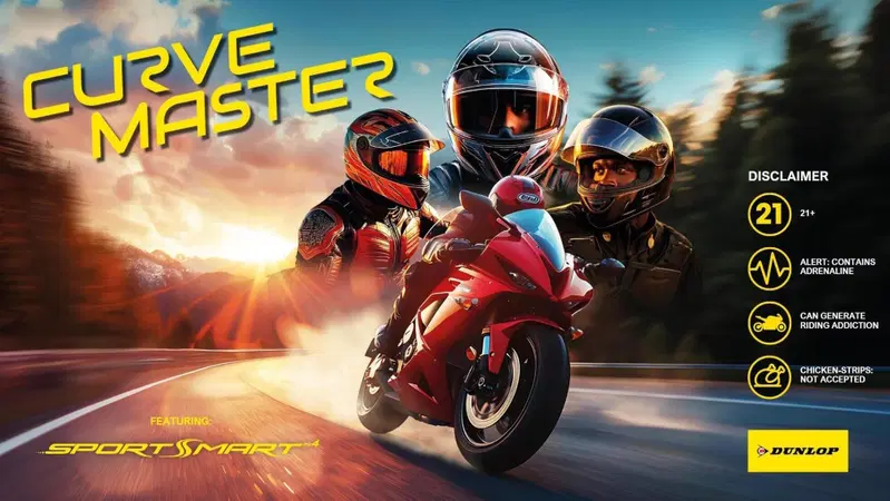 CURVEMASTER: Dunlop presenta la nuova SportSmart mk4 in modalit&agrave; "videogame"